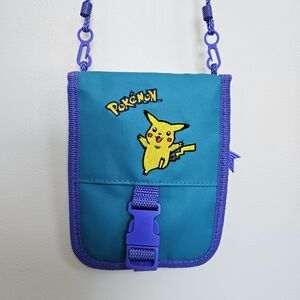 Gameboy Color Teal/Purple Carrying Case Bag Pokemon Pikachu Nintendo